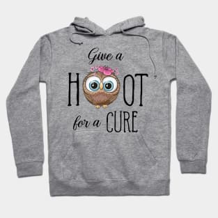 Give A Hoot For A Cure Owl Hoodie